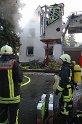 Feuer Einfamilienhaus Koeln Suerth Rotdornallee P33
